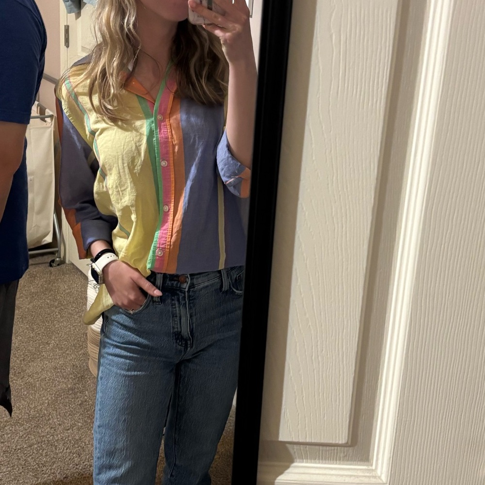 Ralph Lauren Striped Button Down - Picture 4 of 6